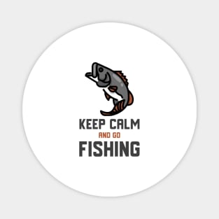 Keep Calm And Go Fishing Magnet